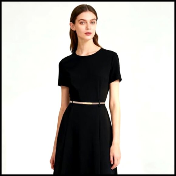 Genuine Leather Skinny Belt Classic Elegant Adjustable Thin Waist Belt Gold